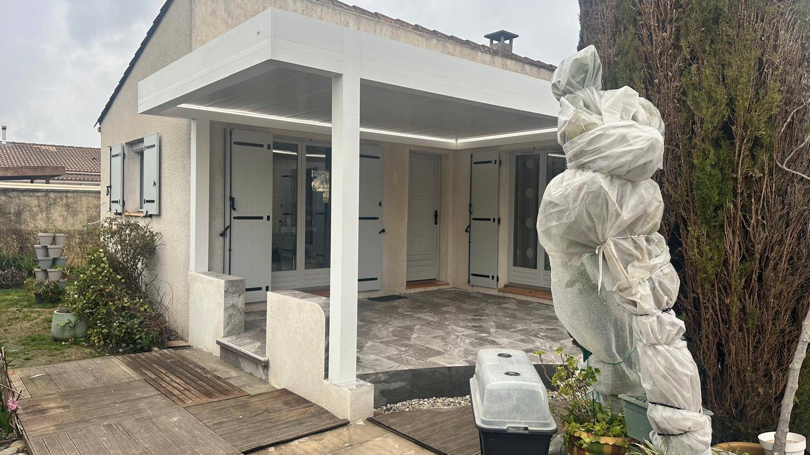 Pergola adossée 6x3