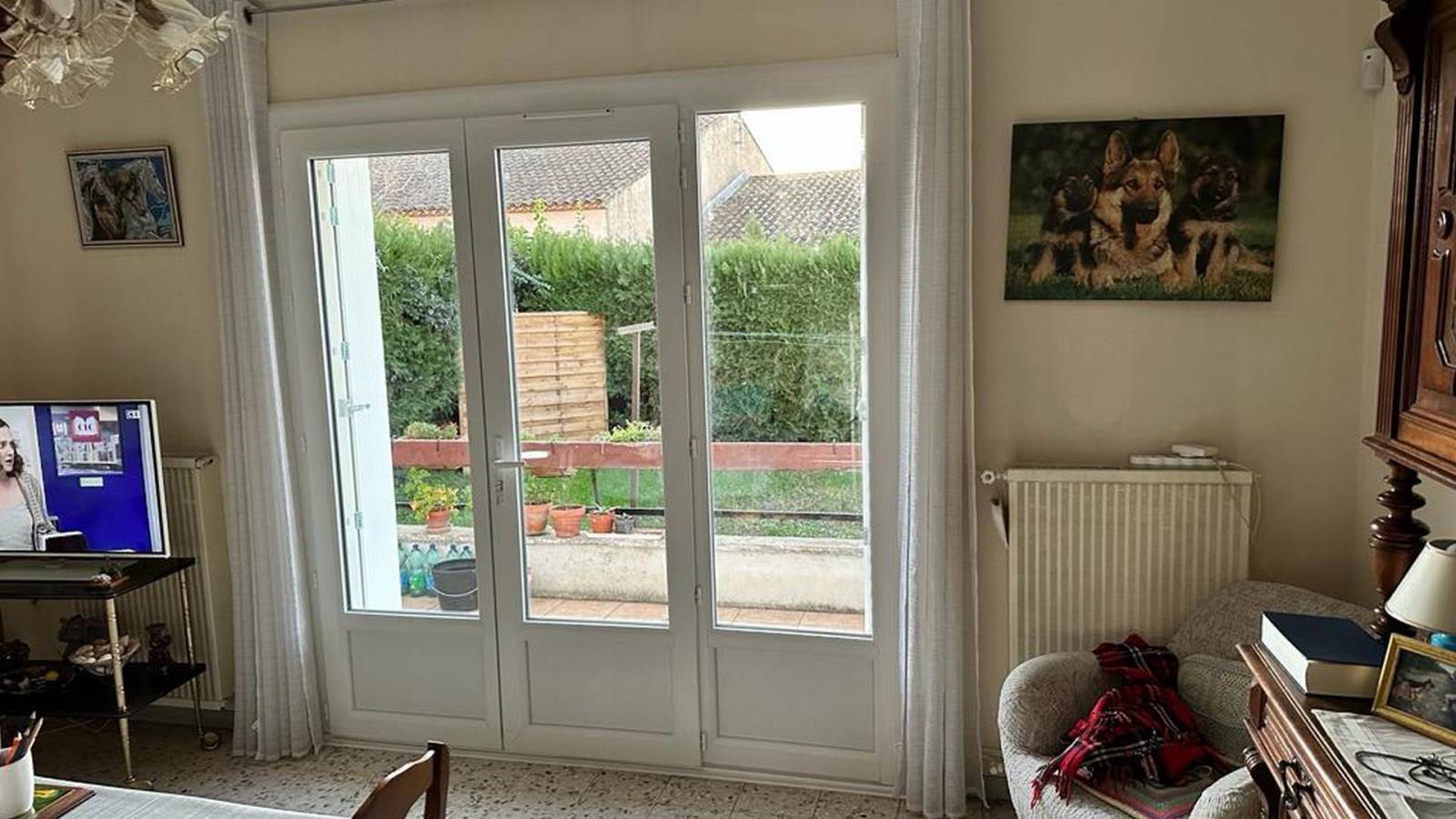 Pose de fenêtre pvc en rénovation à Manduel (30)