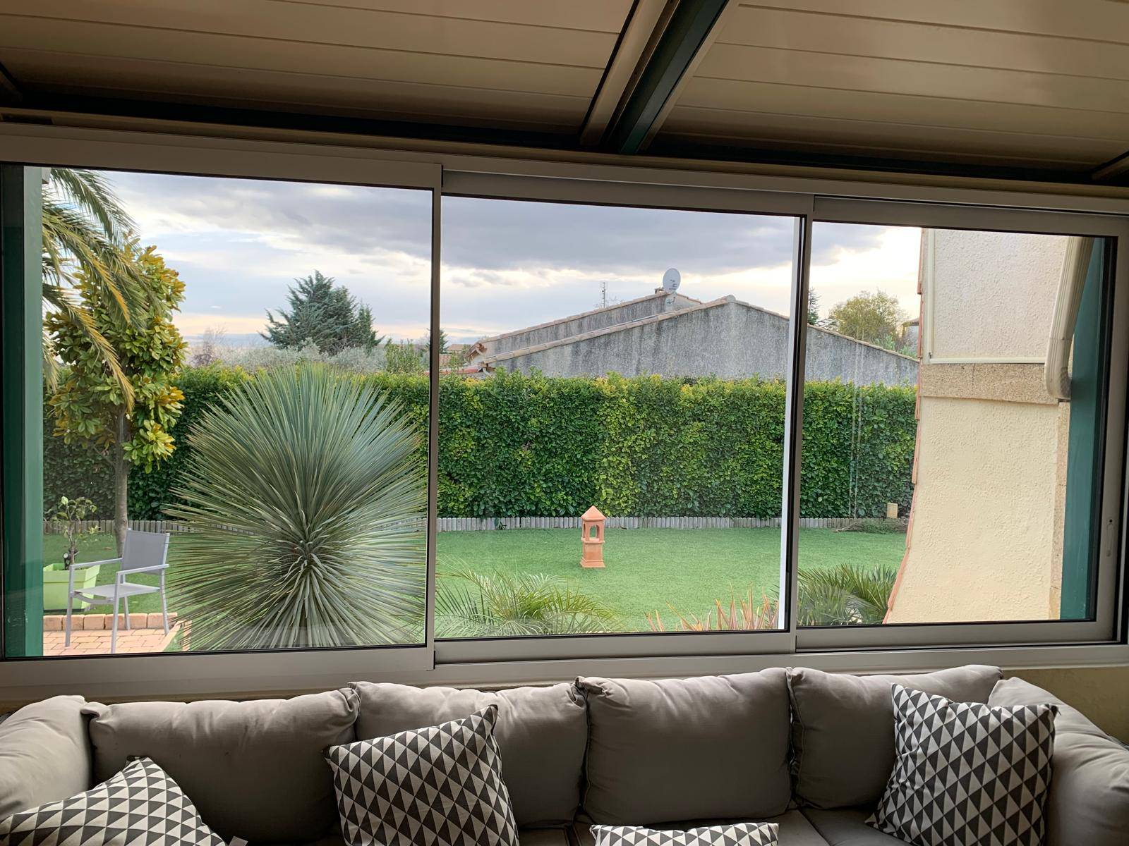 Fenêtre coulissante alu blanc 9010