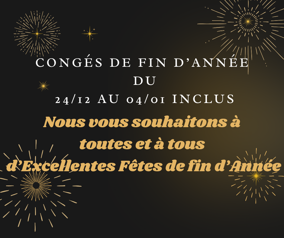 Congés fin d'année