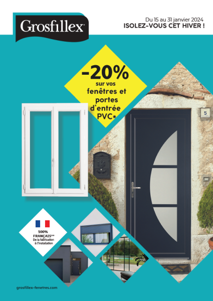 Profitez de notre Promotion Exceptionnelle sur les Fenêtres et Portes d'Entrée en Janvier 2024 !