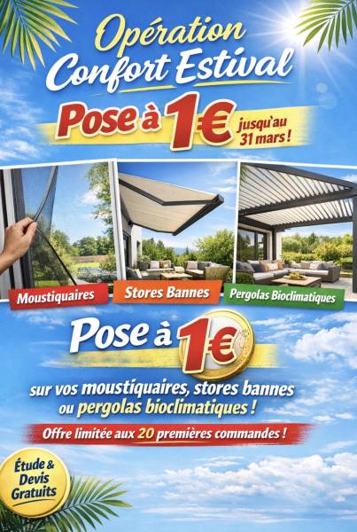 Promo pergola mars 2026 autours de Nimes