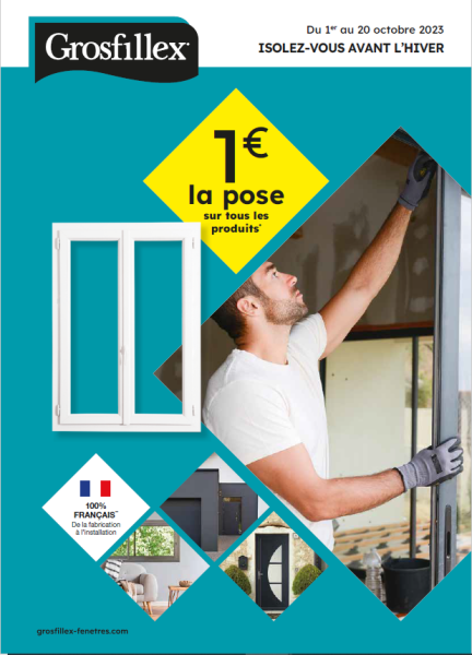 Offre promo Grosfillex : pose à 1€